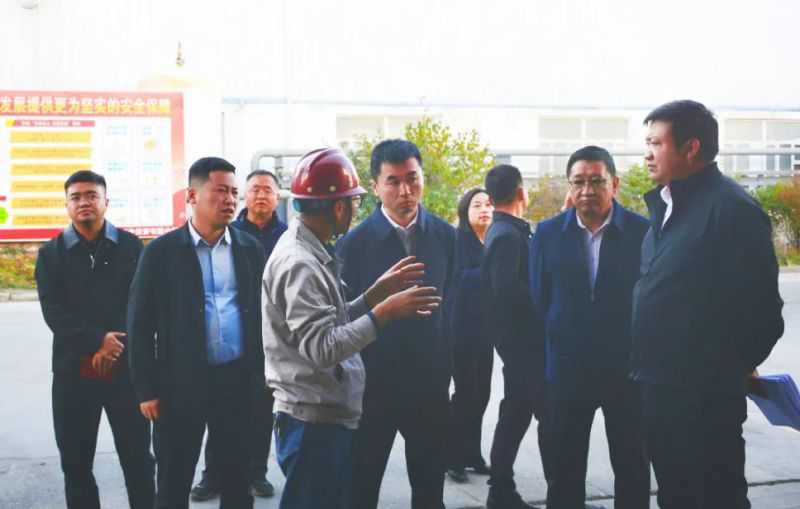 大通縣委副書記、縣長馬明旭一行蒞臨工投公司調(diào)研指導(dǎo)