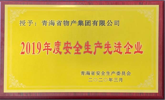 省物產(chǎn)集團(tuán)榮獲&ldquo;2019年度安全生產(chǎn)先進(jìn)企業(yè)&rdquo;稱號