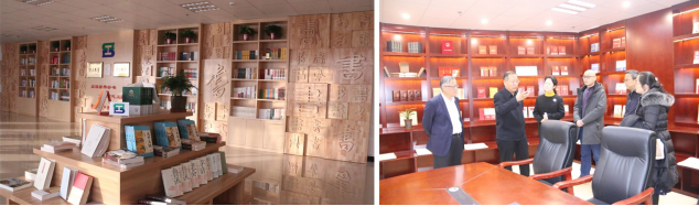 省委常委、省總工會(huì)主席馬吉孝同志來(lái)我司為全國(guó)職工書屋示范點(diǎn)揭牌